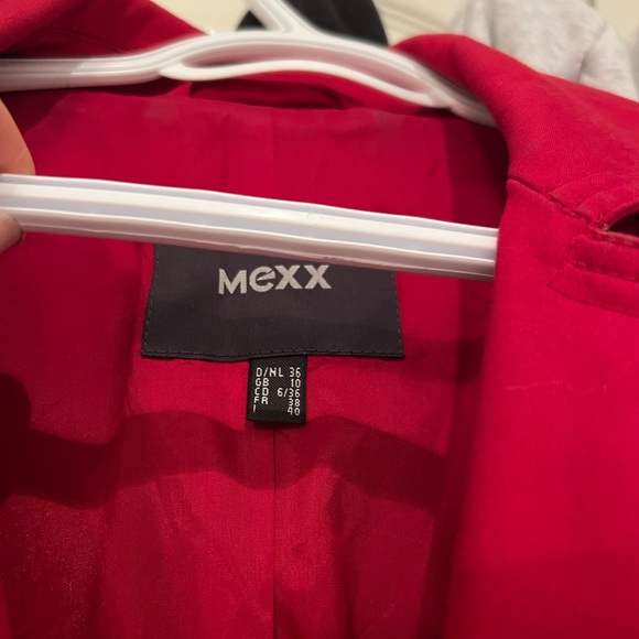Mexx red trench coat - Picture 2 of 3